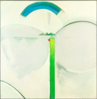 Camargue (arabi), 1974. Acryl auf Leinwand, 100 x 100 cm