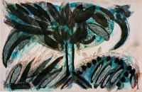 Camargue 3, 1989. Mischtechnik auf Papier