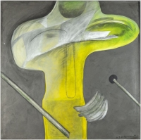Phänotyp 8, 1970. Acryl auf Leinwand, 100 x 100 cm