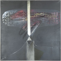 Phänotyp 19, 1972. Acryl auf Leinwand, 100 x 100 cm