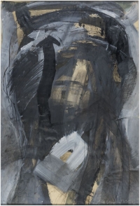 Zeichen 88, 1988, Mischtechnik auf Papier, 110 x 76 cm