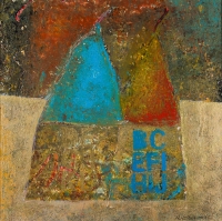 Nr 28. 2011, 2011, Acryl auf Kunststoff, 29 x 29 cm