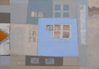 Elke Weickelt, Werknr. 99-41, 1999, Mischtechnik auf Leinwand, 135 x 95 cm