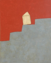 Elke Weickelt, Werknr. 04-44, 2004, Mischtechnik auf Leinwand, 117 x 144 cm